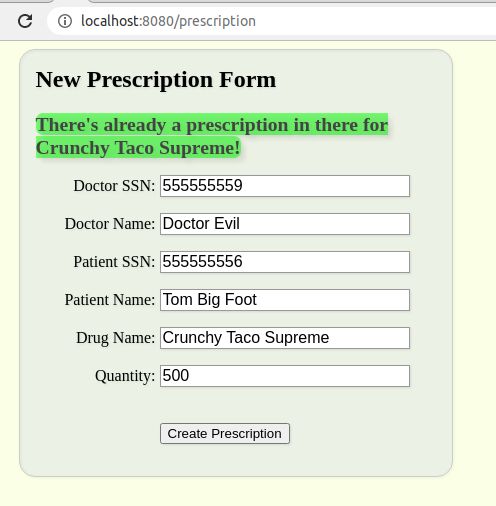 Screenshot from CST-363 Intro to Database Systems