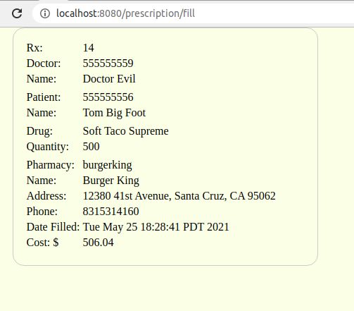 Screenshot from CST-363 Intro to Database Systems