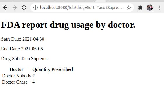 Screenshot from CST-363 Intro to Database Systems